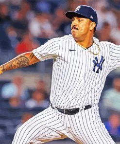 Nestor Cortes New York Yankees Paint By Number