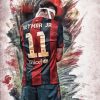 Neymar JR Barcelona Player paint by numbers