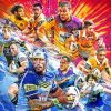 Nrl Players Art paint by numbers