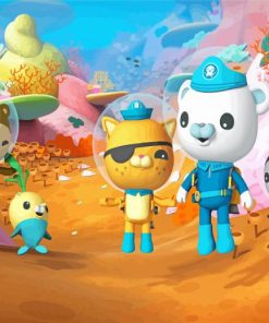 Octonauts paint by numbers