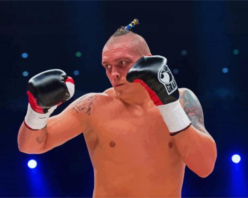 Oleksandr Usyk Boxer paint by numbers