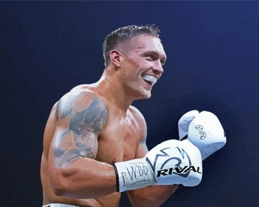 Oleksandr Usyk paint by numbers