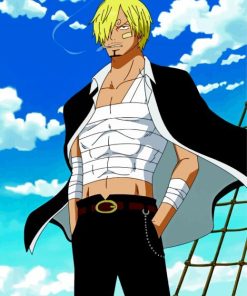 One Piece Vinsmoke Sanji paint by numbers