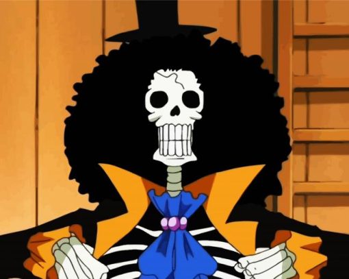 One Piece Brook paint by numbers