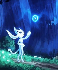 Ori Video Game paint by numbers