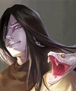 Orochimaru Anime Paint By Number