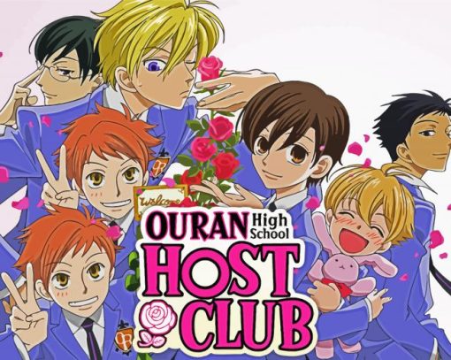Ouran High School Host Club paint by numbers