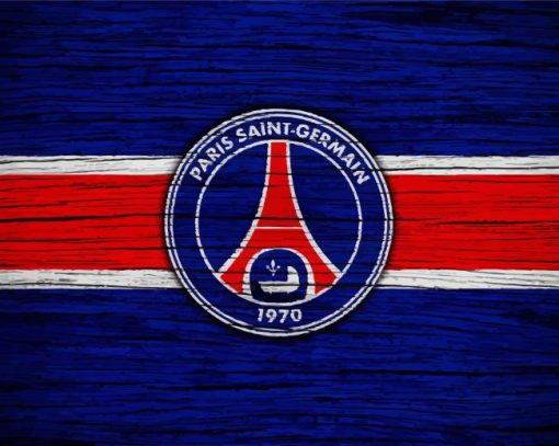 PSG Football Club Logo Paint By Number