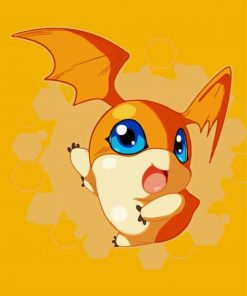The Digimon Patamon Paint By Number