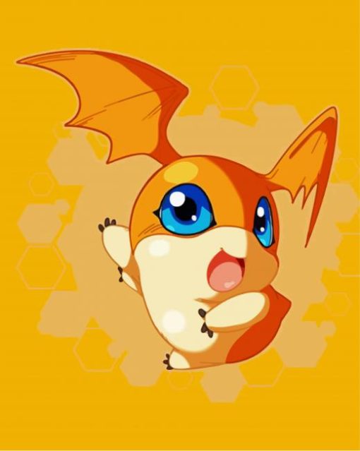 The Digimon Patamon Paint By Number