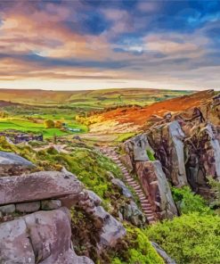 Peak District National Park paint by numbers