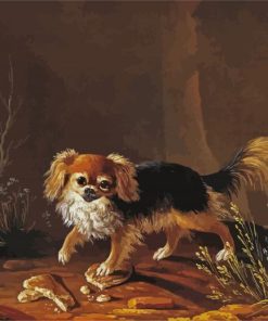 Pekingese Puppy Dog paint by numbers