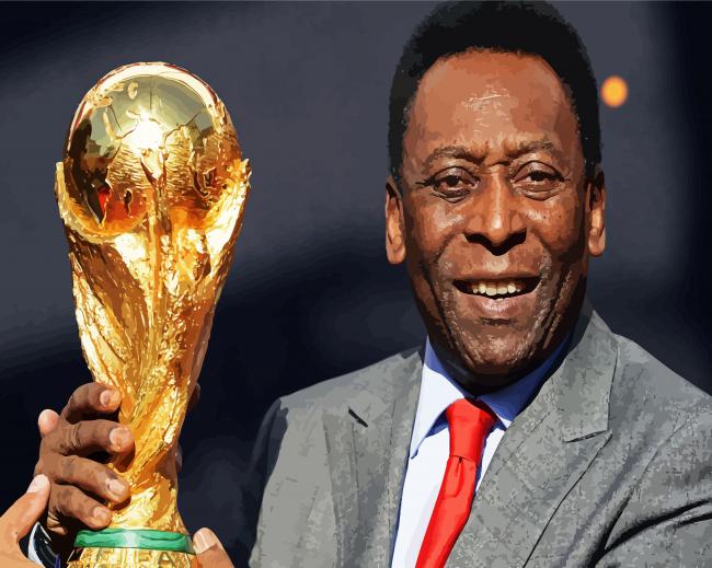 Pele Former Minister Sport paint by numbers
