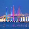 Penang Bridge Malaysia paint by numbers