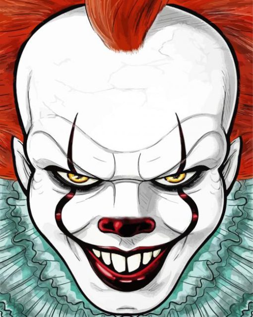 Pennywise paint by numbers