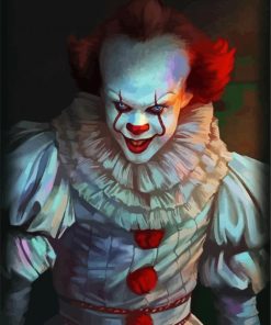 Pennywise the Scary Clown paint by numbers