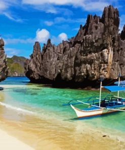 Philippines Palawan Island paint by numbers