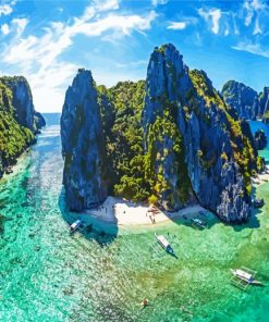 Philippines Palawan Tropical Island paint by numbers