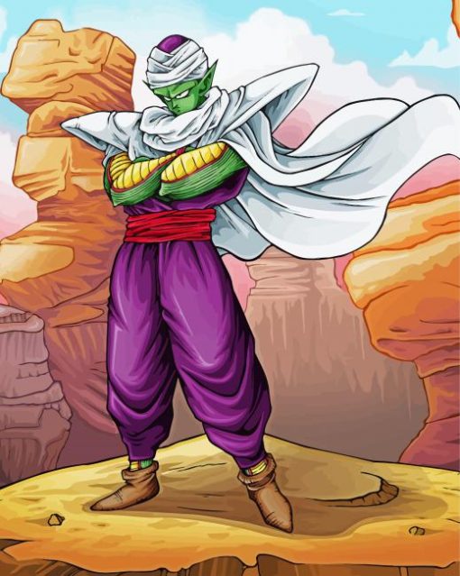 Piccolo Dragon Ball Anime paint by numbers