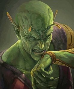 Piccolo Dragon Ball paint by numbers