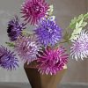 Pink Purple Chrysanthemum Vase paint by numbers