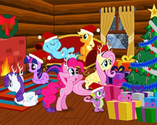 Pinkie Pie With Fiends Paint By Number