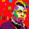 Pogba Player Pop Art paint by numbers