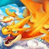 Pokemon Charizard paint by numbers