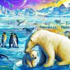 Polar Bears And Penguins paint by numbers