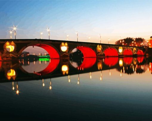 Pont Neuf Bridge Toulouse Paint By Number