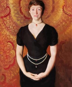Portrait Of Isabella Stewart Gardner By John Singer Sargent Paint By Number