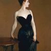 Portrait of Madame X by John Singer Sargent paint by numbers
