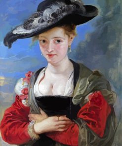 Portrait of Susanna Lunden by Rubens paint by numbers