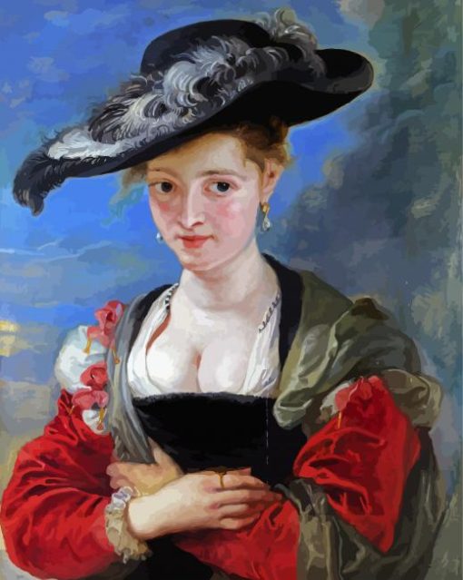 Portrait of Susanna Lunden paint by numbers