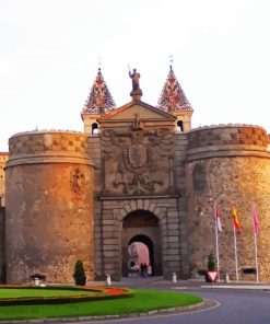 Puerta De Bisagra Toledo Spain Paint By Number