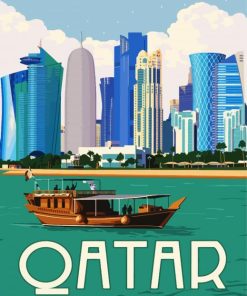 Qatar Poster Paint By Number