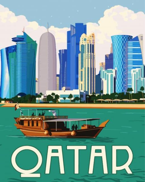 Qatar Poster Paint By Number