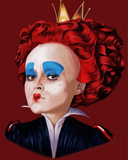 Queen Of Hearts Art paint by numbers