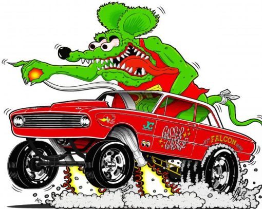 Rat Fink Arts paint by numbers