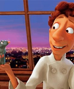 Ratatouille Alfredo And Remy Paint By Number