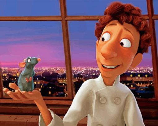 Ratatouille Alfredo And Remy Paint By Number