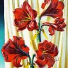 Red Lilies By Vladimir Tretchikoff Paint By Number