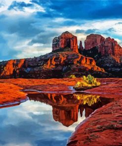 Red Rock Sedona paint by numbers