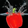 Red Pepper in Water paint by numbers