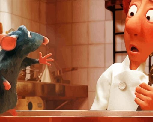 Ratatouille Animated Movie Paint By Number