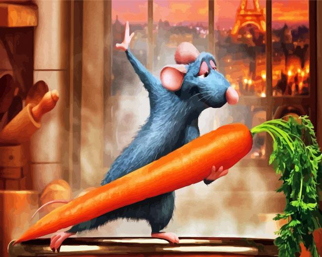 Ratatouille Remy Dancing Paint By Number