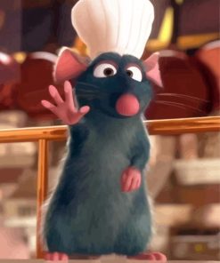 Chef Remy Ratatouille Paint By Number