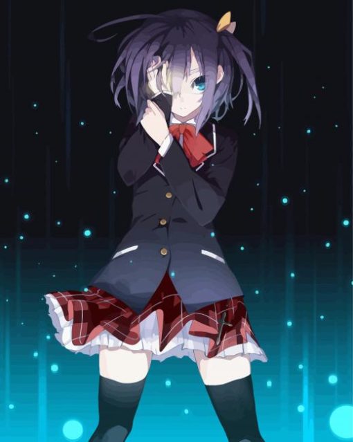 Rikka Anime Character paint by numbers