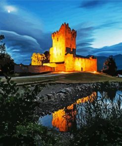 Ross Castle Killarney Ireland paint by numbers