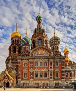 Russia Savior on the Spilled Blood paint by numbers